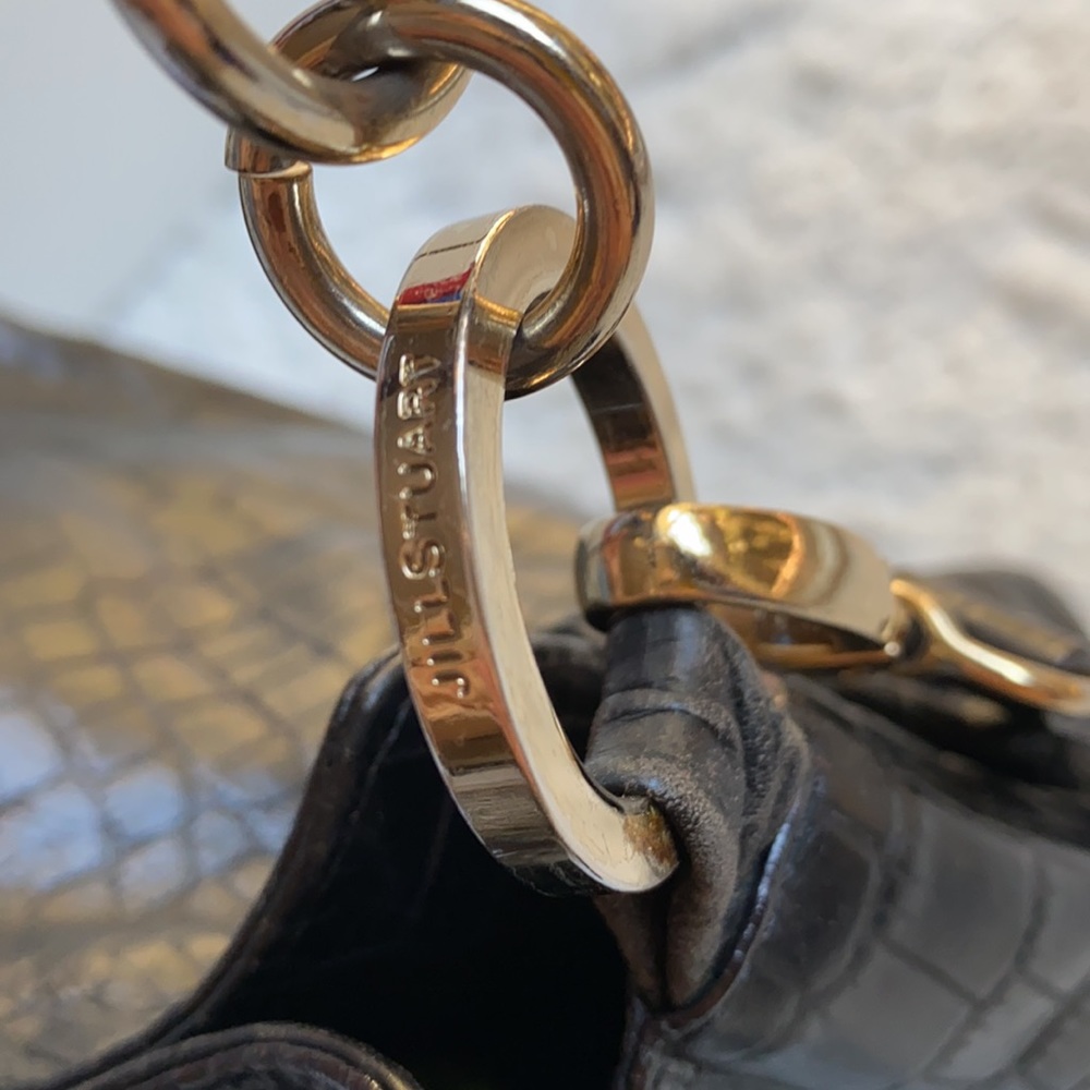 - Jill Stuart Leather Croc Tote bag - Picture 10 of 16
